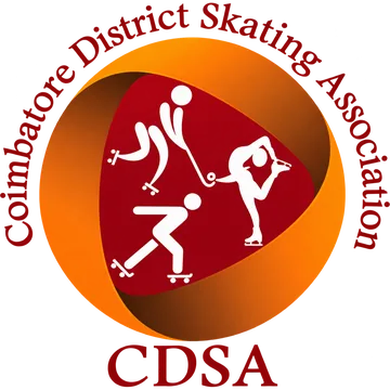 Coimbatore District Skating Association emblem